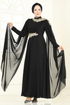 Evening Dress 8023AB368-MS Black - Thumbnail