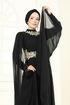 فستان سهرة أسود 8023AB368-MS - Thumbnail