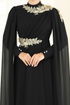 فستان سهرة أسود 8023AB368-MS - Thumbnail