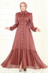 Evening Dress 8038AB368-MS Copper - Thumbnail