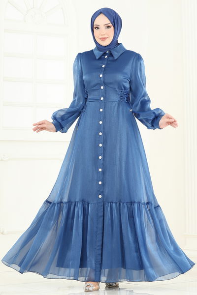 A.B. - Evening Dress 8038AB368-MS Indigo - 366253