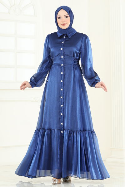 A.B. - Evening Dress 8038AB368-MS Navy Blue - 366264