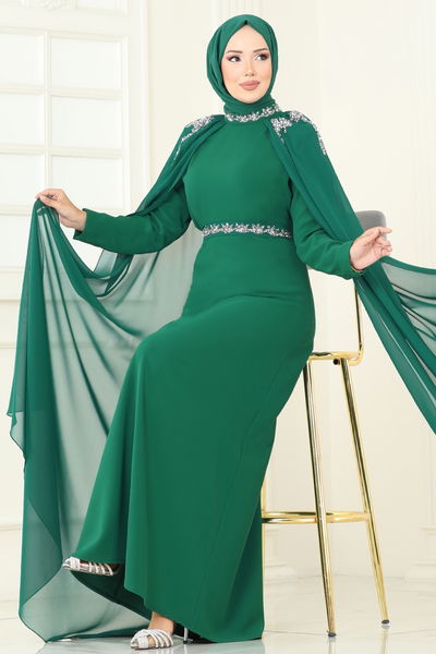 A.B. - Evening Dress 8073AB368-MS Emerald - 366412
