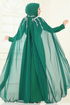 Evening Dress 8073AB368-MS Emerald - Thumbnail