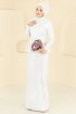 Evening Dress 8080YG95-MS Ecru - Thumbnail