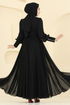 Evening Dress 8084AB368-MS Black - Thumbnail