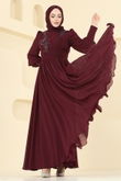 A.B. - Evening Dress 8084AB368-MS Burgundy