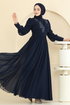 فستان سهرة كحلي 8084AB368-MS - Thumbnail
