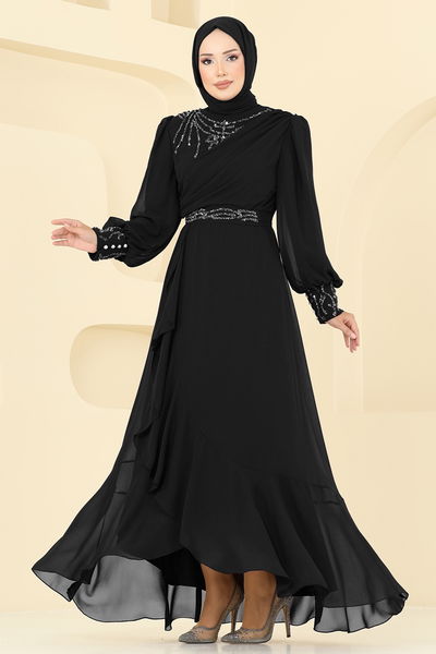 A.B. - Evening Dress 8088AB368-MS Black - 386586
