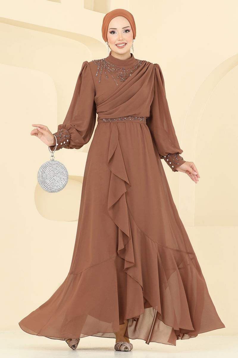 Evening Dress 8088AB368-MS Copper