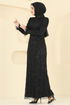 Evening Dress 8090AB368-MS Black - Thumbnail