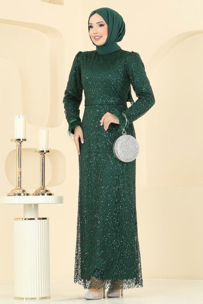 A.B. - Evening Dress 8090AB368-MS Emerald