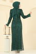 Evening Dress 8090AB368-MS Emerald - Thumbnail
