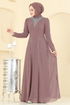 فستان سهرة بيج وردي 8106AB368-MS - Thumbnail