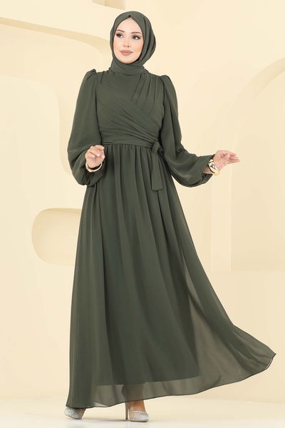 A.B. - Evening Dress 8110AB368-MS Khaki - 393014