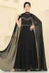 Evening Dress 8112AB368-MS Black - Thumbnail
