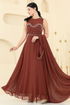 Evening Dress 8112AB368-MS Copper - Thumbnail