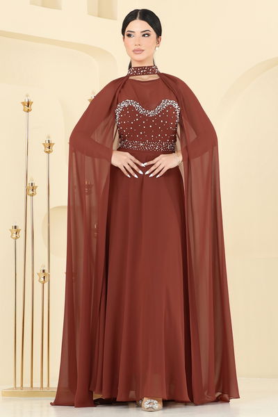 A.B. - Evening Dress 8112AB368-MS Copper - 395877