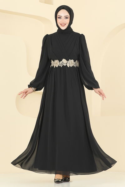 A.B. - فستان سهرة أسود 8115AB368-MS - 394220