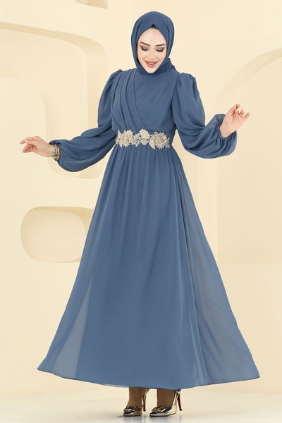 A.B. - Evening Dress 8115AB368-MS Indigo - 394224