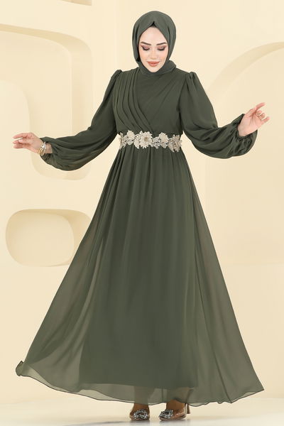 A.B. - Evening Dress 8115AB368-MS Khaki - 394232