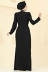 Evening Dress 8116ABK1075-MS Black - Thumbnail
