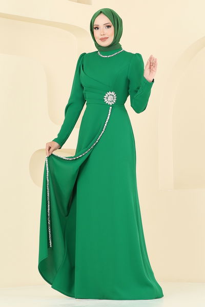 A.B.K. - Evening Dress 8116ABK1075-MS Green - 393079