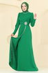 Evening Dress 8116ABK1075-MS Green - Thumbnail
