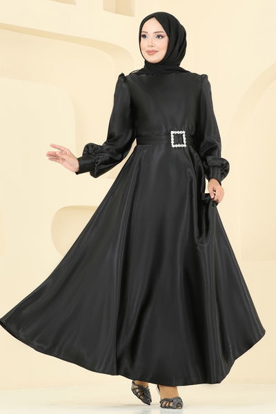 A.S.M. - فستان سهرة أسود ASM2753-MS - 393105