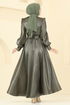 Evening Dress ASM2753-MS Khaki - Thumbnail