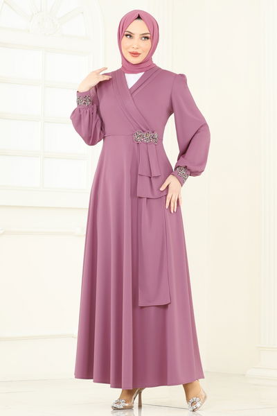 A.S.M. - Evening Dress ASM2804-MS Rose Dried - 361118