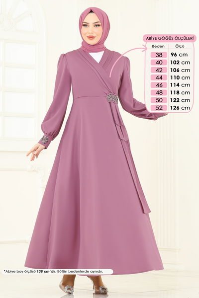 A.S.M. - Evening Dress ASM2804-MS Rose Dried - 361122