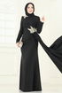 Evening Dress ASM2810-MS Black - Thumbnail