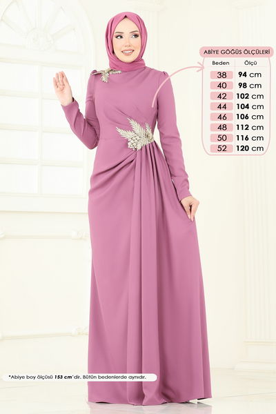 A.S.M. - Evening Dress ASM2810-MS Rose Dried - 361180