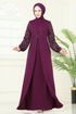 Evening Dress ASM2811-MS Damson - Thumbnail