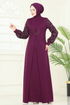 Evening Dress ASM2811-MS Damson - Thumbnail