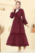 Fisto Detaylı Etekli Takım 2721SL432-MS Bordo - Thumbnail