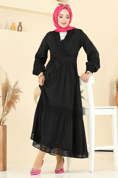 S.L. - Fisto Detaylı Etekli Takım 2721SL432-MS Siyah - 387640