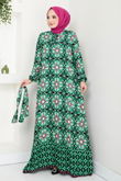 MRV H.B.S. - Fleur À Motifs Robe Numéro de pièce 2475HBS932-M Vert