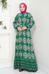 Fleur À Motifs Robe Numéro de pièce 2475HBS932-M Vert - Thumbnail