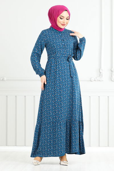 MRV Z.N.N. - Fleur À Motifs Robe Numéro de pièce 4069ZNNN894-M Huile - 352679