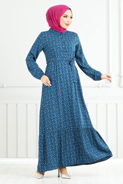 MRV Z.N.N. - زهرة منقوشة اللباس 4069 زن 894 م النفط - 352681