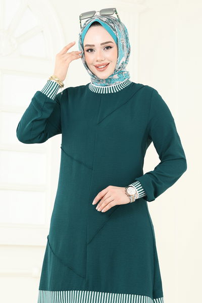 S.L. - Garni Detay Aerobin Takım 2635SL432-MS Petrol - 406662