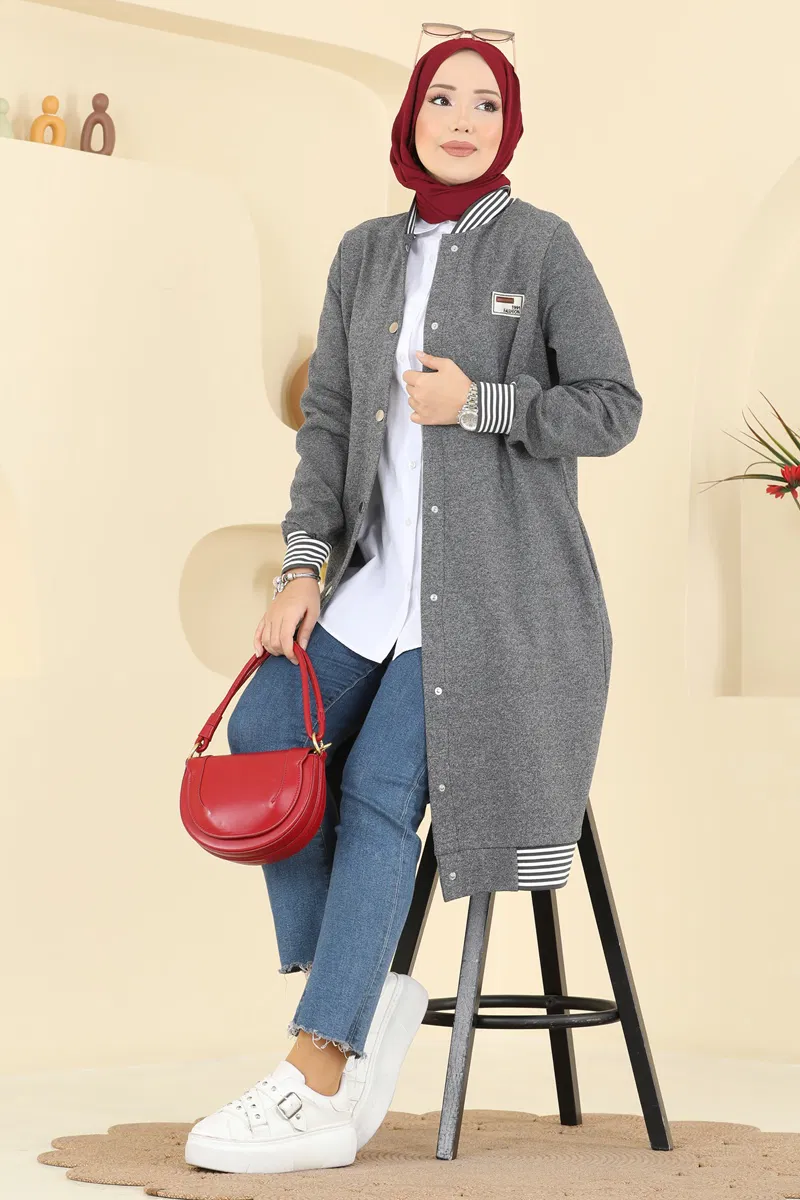 Garni Detay Armalı Kap 2019FON792-MS Antrasit