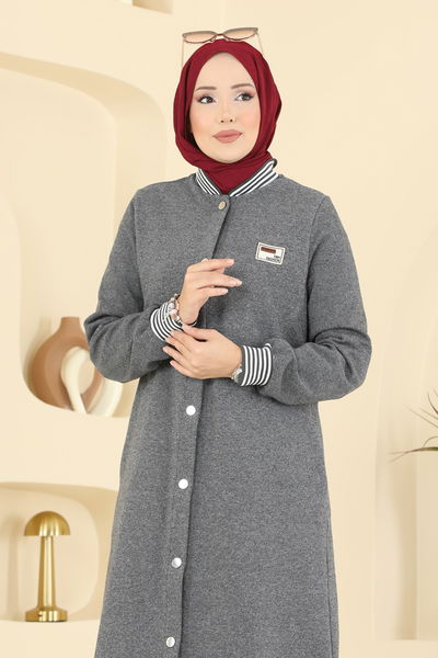 F.O.N. - Garni Detay Armalı Kap 2019FON792-MS Antrasit - 419114