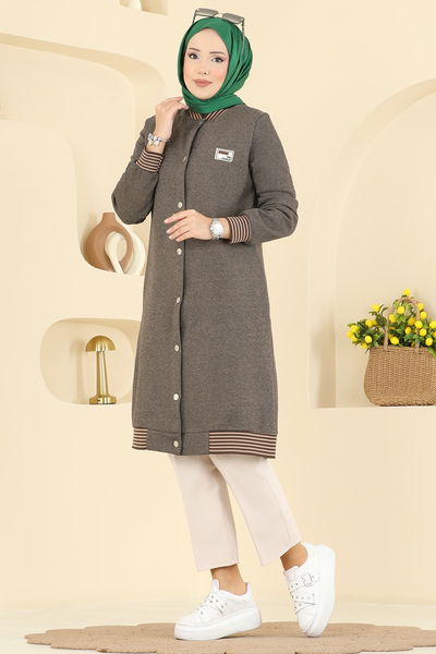 F.O.N. - Garni Detay Armalı Kap 2019FON792-MS Kahve - 419117