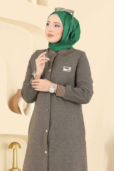 F.O.N. - Garni Detay Armalı Kap 2019FON792-MS Kahve - 419118