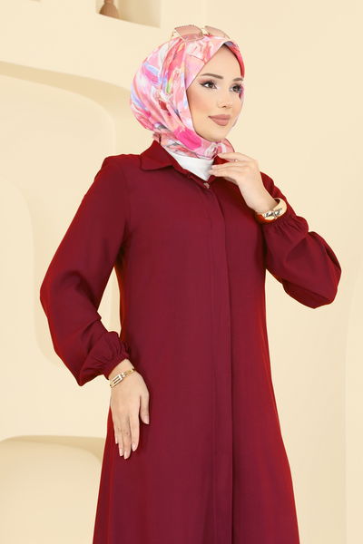 B.G.S. - Gizli Düğmeli Belmando Takım 0340BG354-MS Bordo - 416276