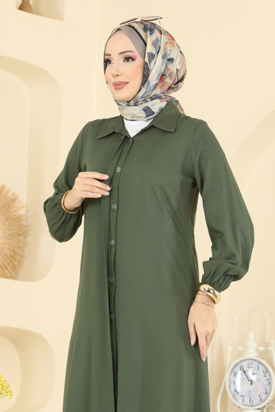 B.G.S. - Gizli Düğmeli Belmando Takım 0340BG354-MS Haki - 416280