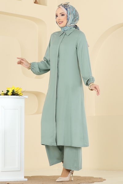 B.G.S. - Gizli Düğmeli Belmando Takım 0340BG354-MS Mint - 416315